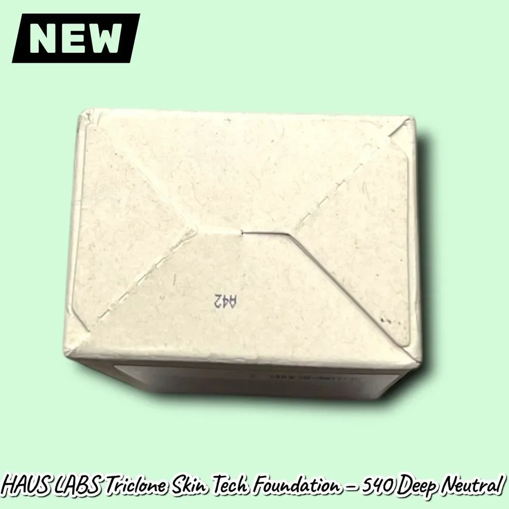 New HAUS LABS Triclone Skin Tech Medium Coverage Foundation – 540 Deep Neutral –